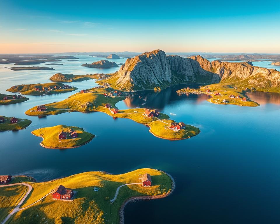 Schwedische Schärenlandschaft Regionen