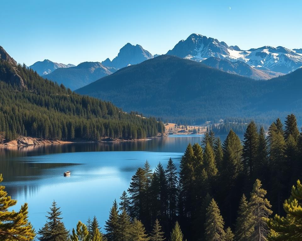 Schwedische Seen Landschaft