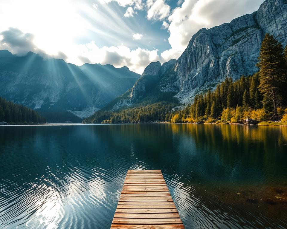 Schwedische Seen Landschaft