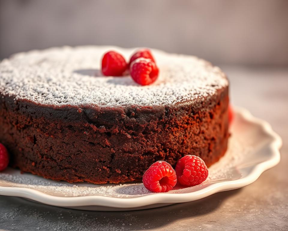 Schwedischer Schokoladenkuchen Serviervorschläge