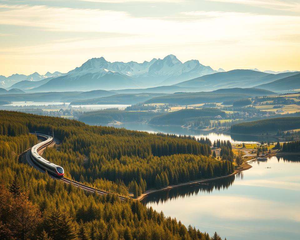 Sehenswürdigkeiten Inlandsbahn Schweden