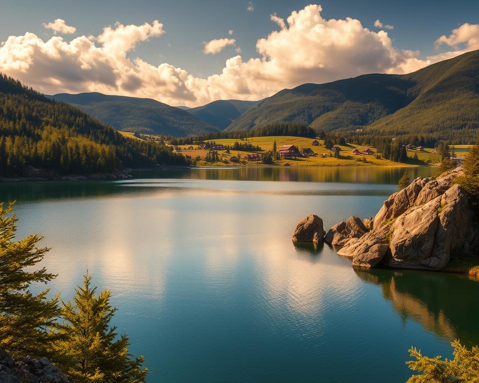 Siljansee in Dalarna Schweden Siljansee in Dalarna Schweden