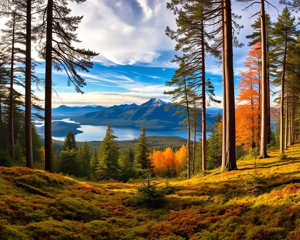 Skuleskogen Nationalpark Jahreszeiten
