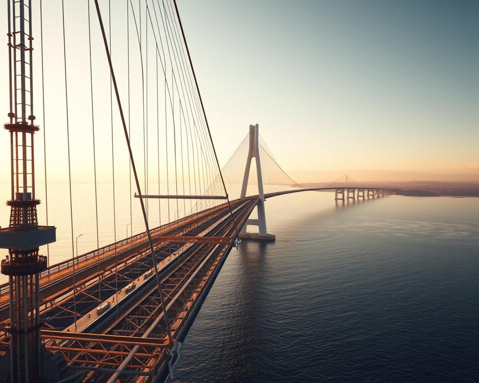 Storebaelt Brücke Konstruktionsdetails Storebaelt Brücke Konstruktionsdetails