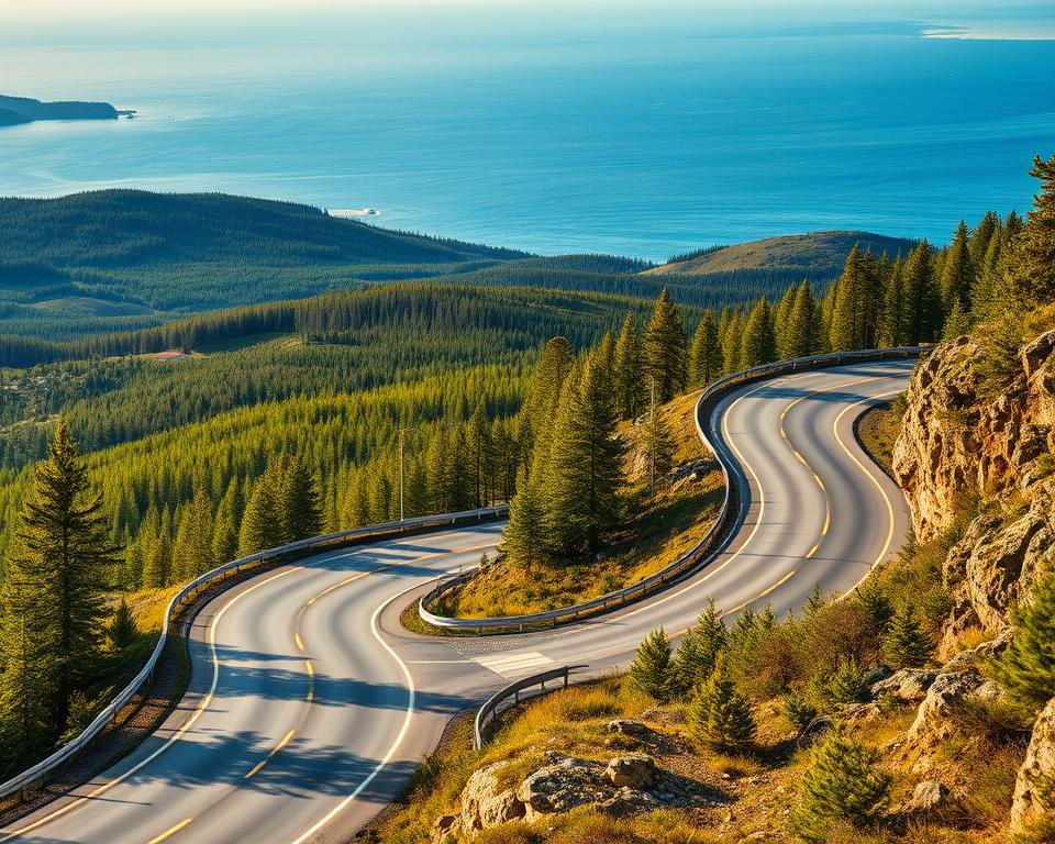 Verkehrsanbindung Höga Kusten