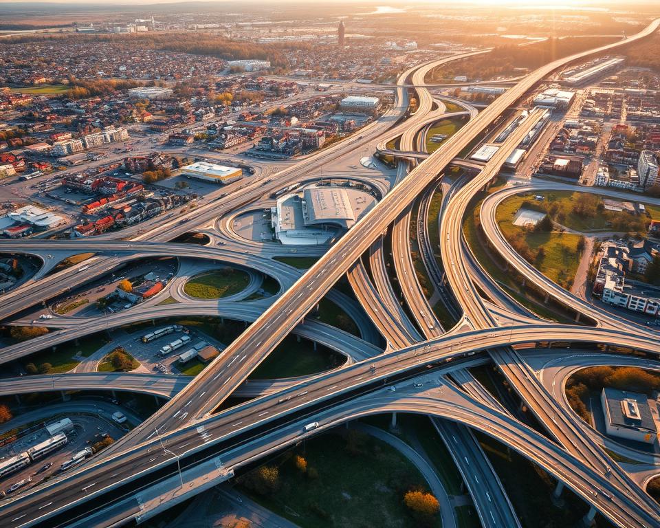 Verkehrsanbindungen in Umea