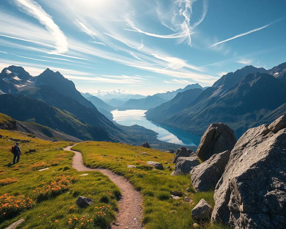 Wandern in Schweden Landschaft