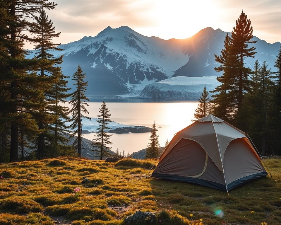 Wildnis-Camping in Lappland