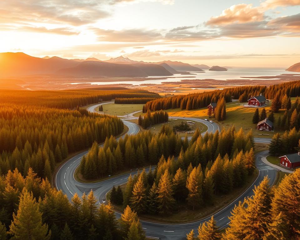 Wohnmobilrouten Schweden Landkarte