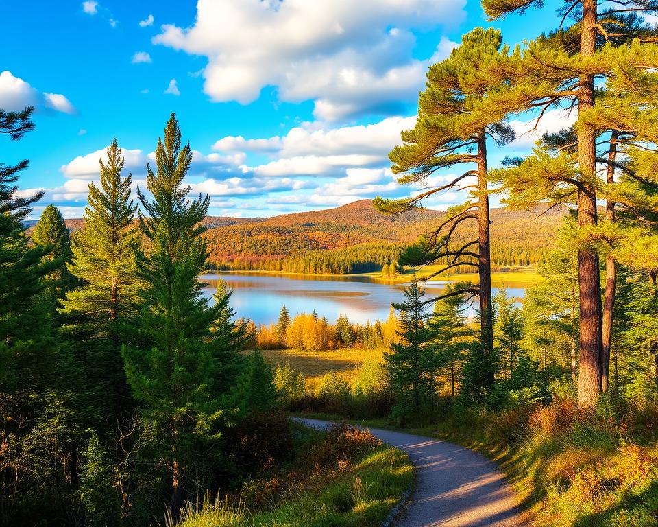 Elchpark Umgebung Schweden