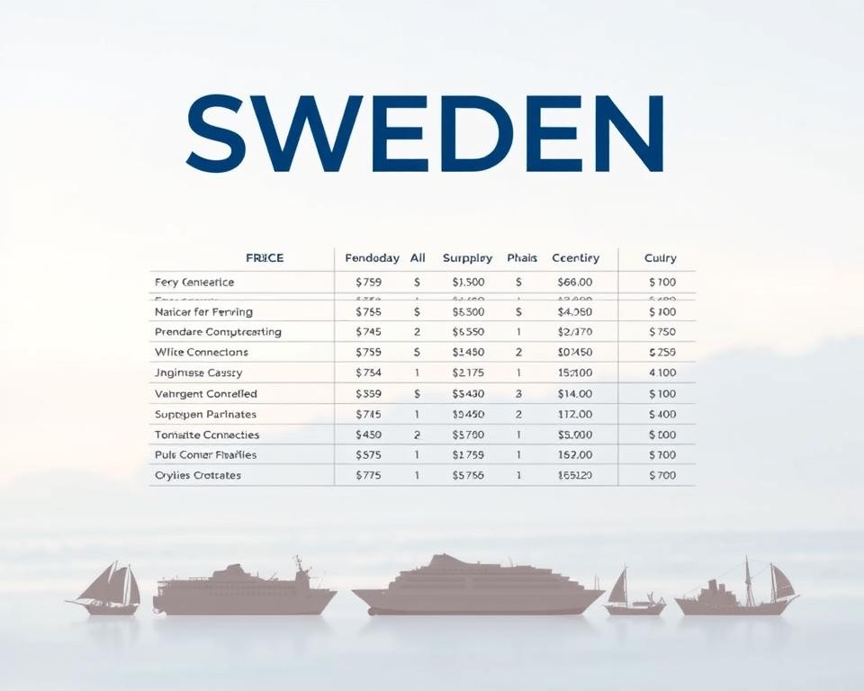 Schweden-Fähre Angebote Preisübersicht