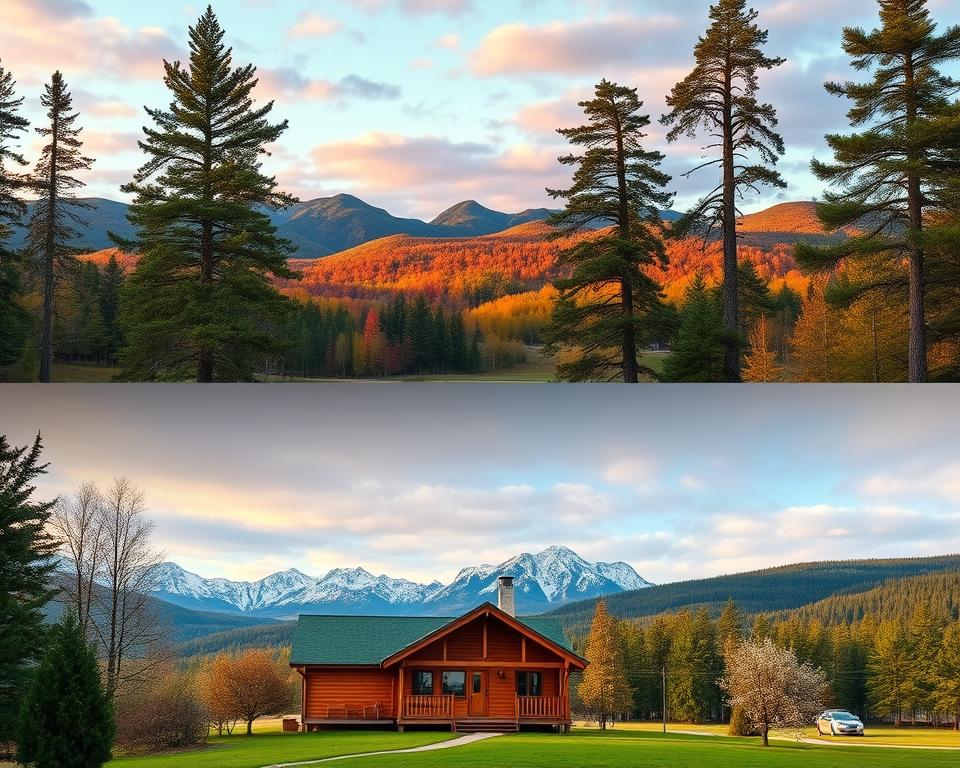 Schwedische Ferienpark Jahreszeiten