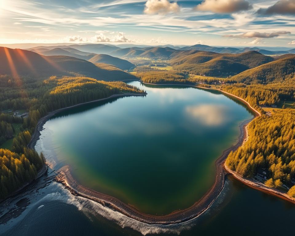 Siljan See in Dalarna Siljan See in Dalarna