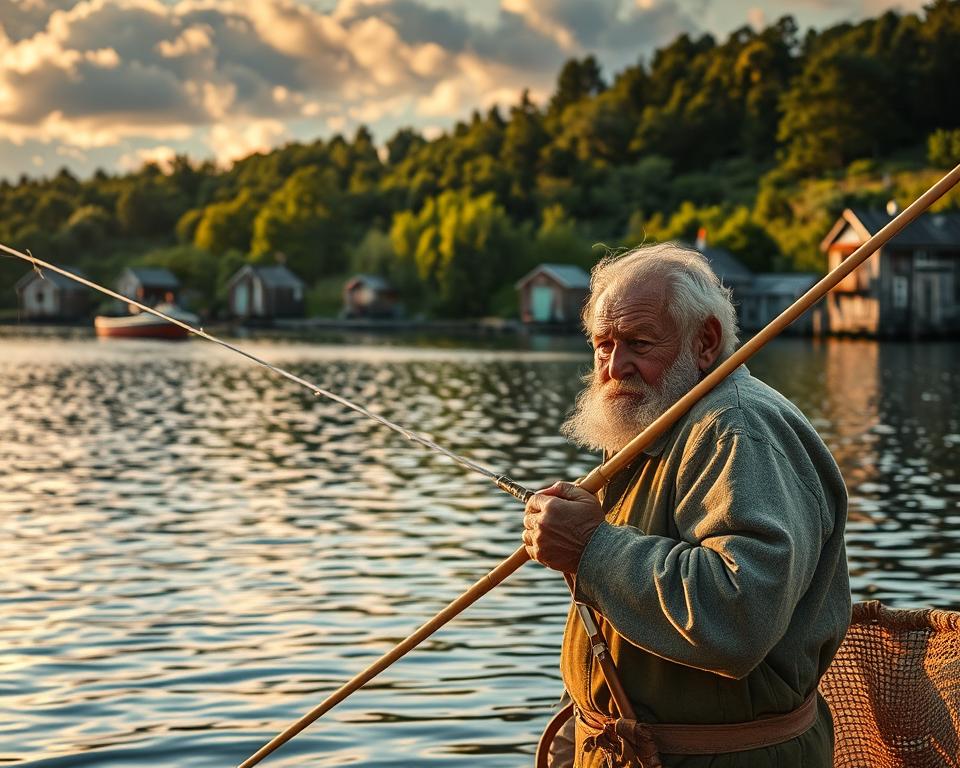 Traditionelle Angeltechniken in Schweden