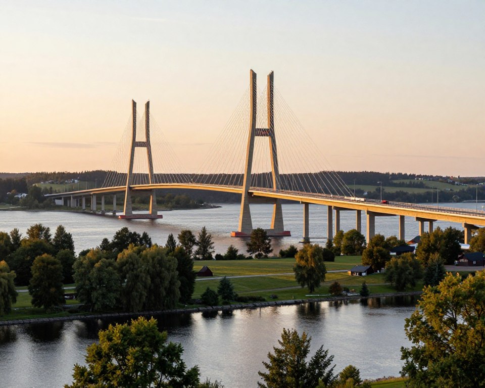 Höga Kusten Brücke Panorama