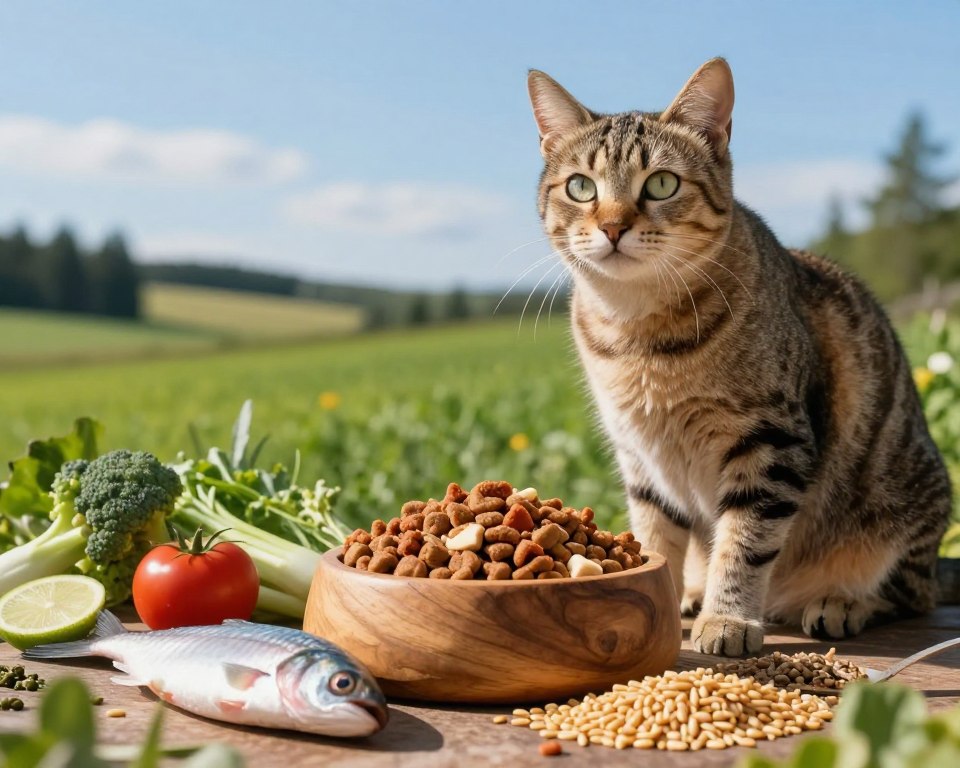 Vollständige Nährstoffversorgung Katze