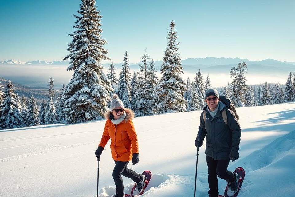Erlebnisreiche Schneeschuhwanderungen in Schweden