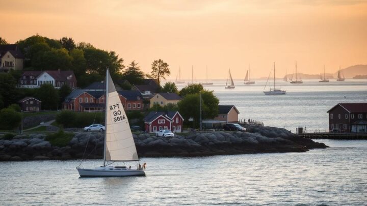 Sandhamn in den Schären vor Stockholm